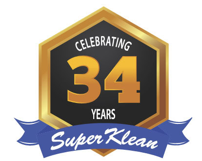 SuperKlean 34周年纪念Logo
