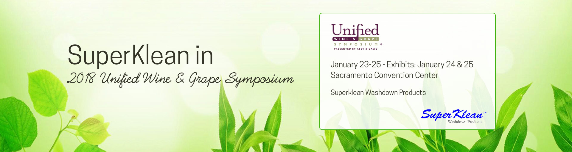 Unified Wine and Grape 2018 Symposium